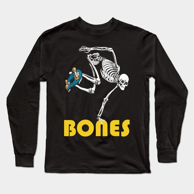 Bones Long Sleeve T-Shirt by darklordpug